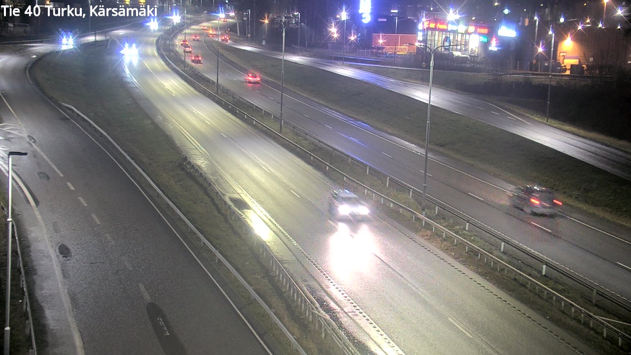 Weather Camera Image Väg 40 Åbo, Kärsämäki, Turku, Varsinais-Suomi