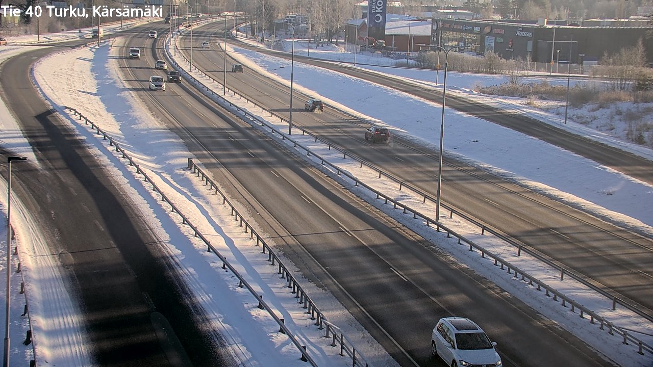 Weather Camera Image Road 40 Turku, Kärsämäki, Turku, Varsinais-Suomi