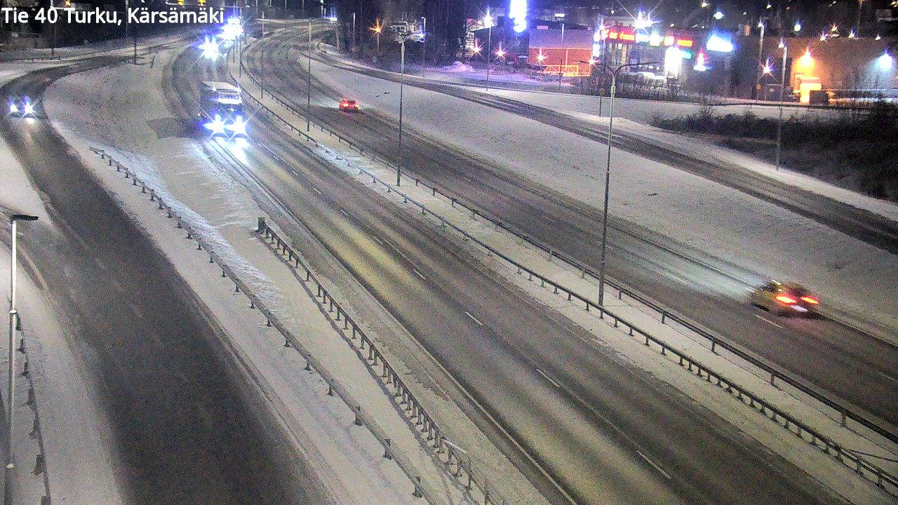 Weather Camera Image Road 40 Turku, Kärsämäki, Turku, Varsinais-Suomi