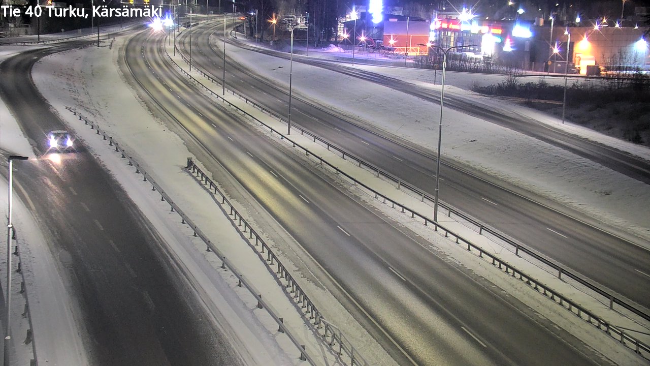 Weather Camera Image Road 40 Turku, Kärsämäki, Turku, Varsinais-Suomi