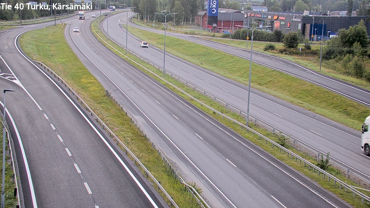 Weather Camera Image Road 40 Turku, Kärsämäki, Turku, Varsinais-Suomi