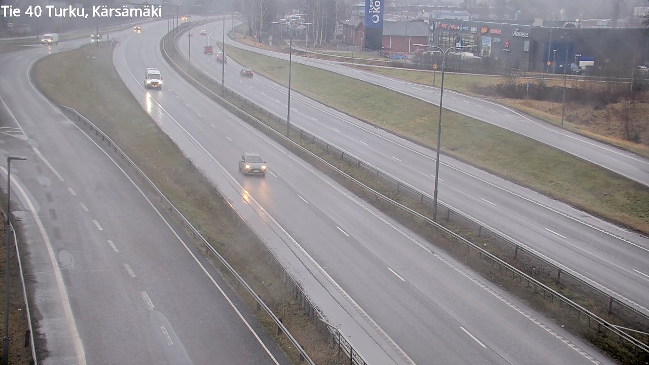 Weather Camera Image Väg 40 Åbo, Kärsämäki, Turku, Varsinais-Suomi