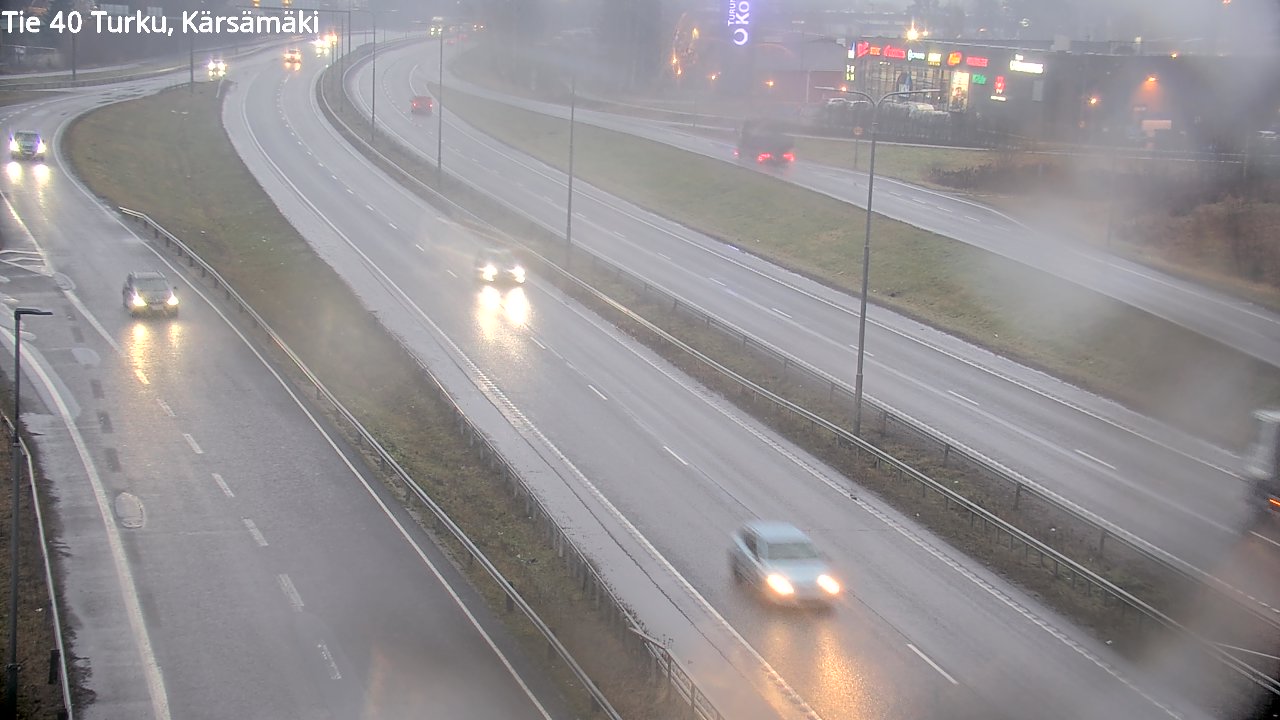 Weather Camera Image Väg 40 Åbo, Kärsämäki, Turku, Varsinais-Suomi