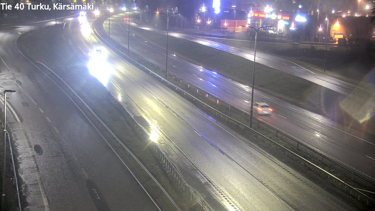 Weather Camera Image Väg 40 Åbo, Kärsämäki, Turku, Varsinais-Suomi