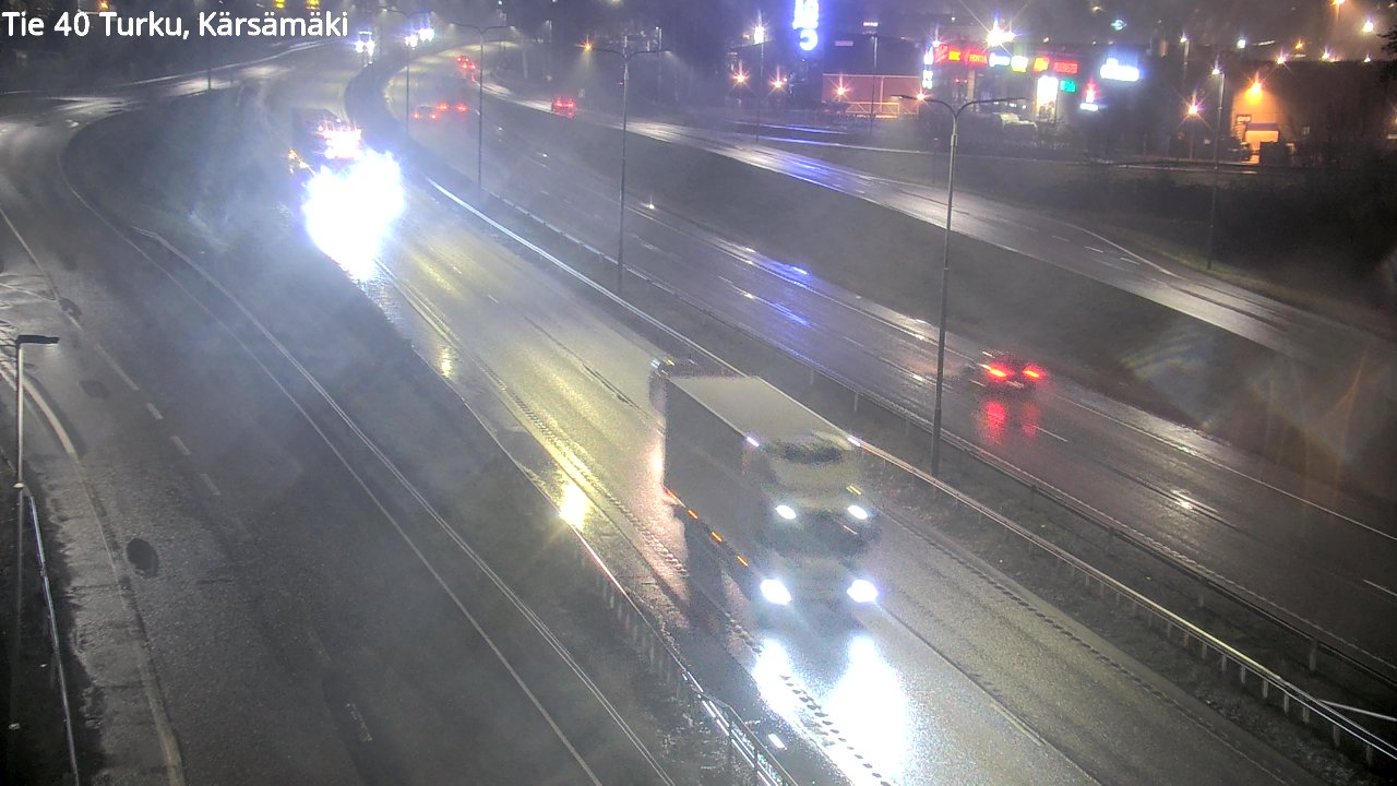Weather Camera Image Väg 40 Åbo, Kärsämäki, Turku, Varsinais-Suomi
