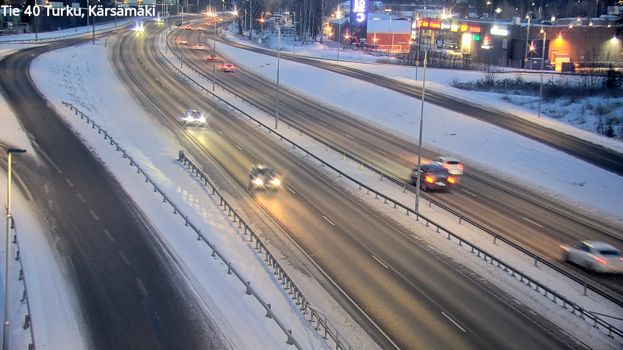 Weather Camera Image Road 40 Turku, Kärsämäki, Turku, Varsinais-Suomi