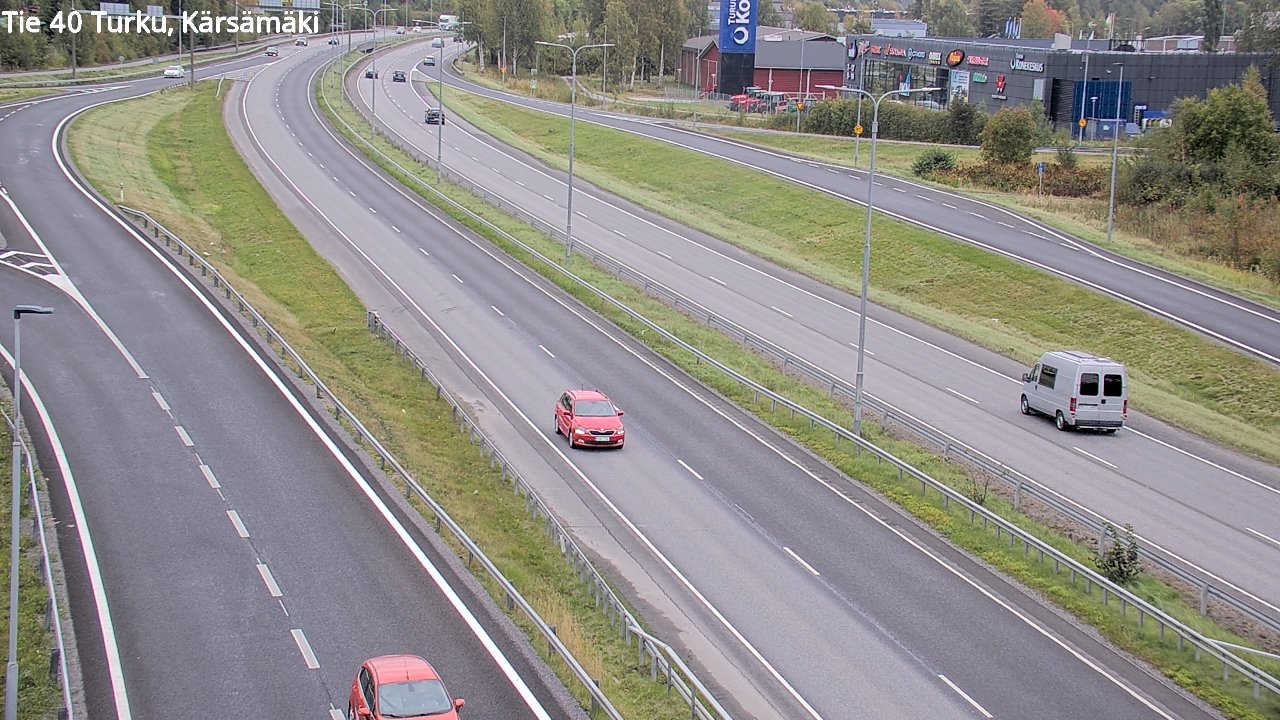 Weather Camera Image Road 40 Turku, Kärsämäki, Turku, Varsinais-Suomi