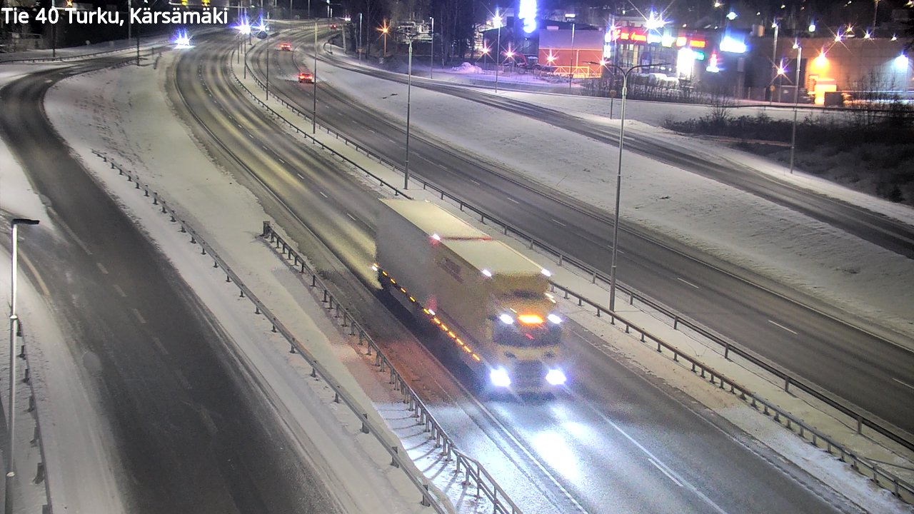 Weather Camera Image Road 40 Turku, Kärsämäki, Turku, Varsinais-Suomi