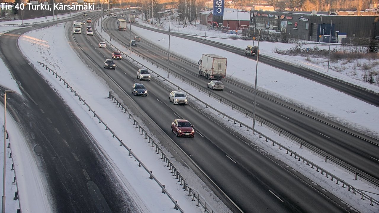 Weather Camera Image Road 40 Turku, Kärsämäki, Turku, Varsinais-Suomi