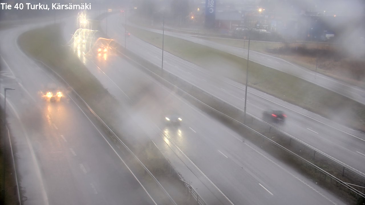 Weather Camera Image Väg 40 Åbo, Kärsämäki, Turku, Varsinais-Suomi