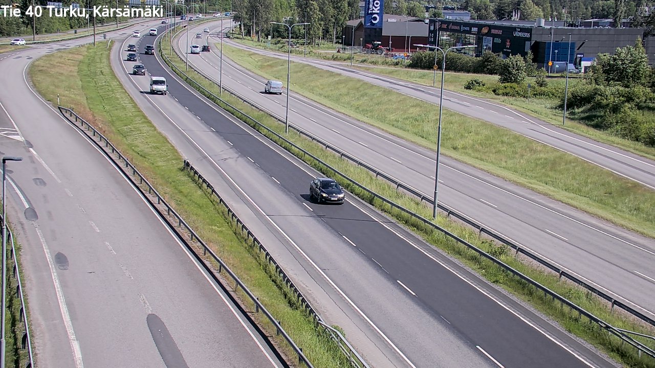 Weather Camera Image Väg 40 Åbo, Kärsämäki, Turku, Varsinais-Suomi