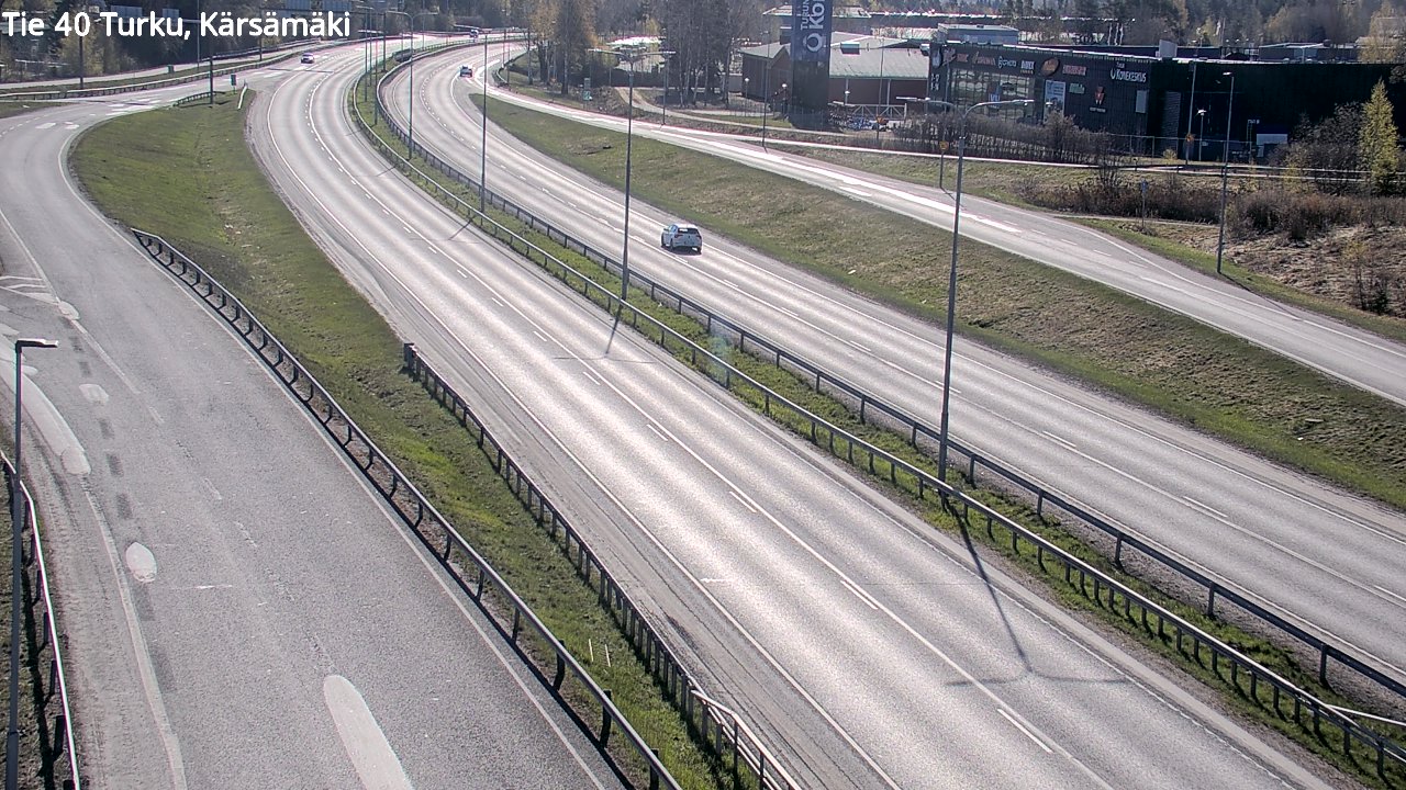 Weather Camera Image Road 40 Turku, Kärsämäki, Turku, Varsinais-Suomi