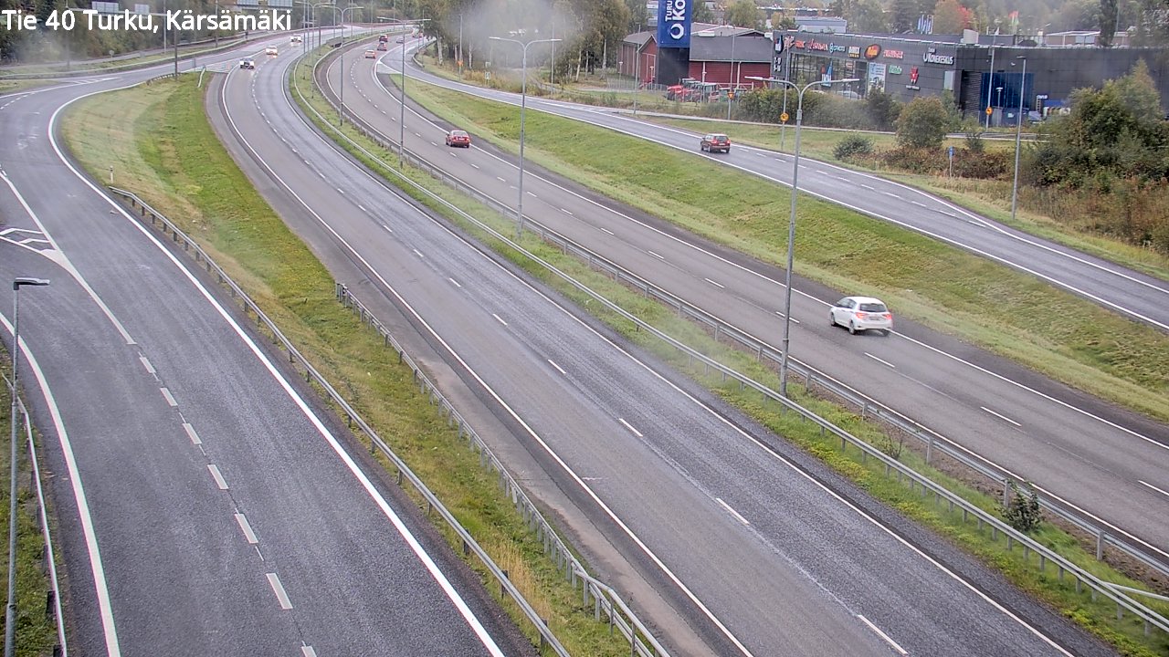 Weather Camera Image Road 40 Turku, Kärsämäki, Turku, Varsinais-Suomi