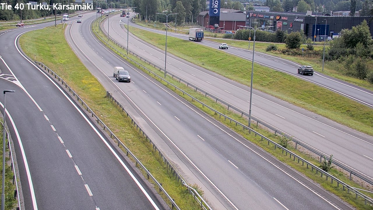 Weather Camera Image Road 40 Turku, Kärsämäki, Turku, Varsinais-Suomi