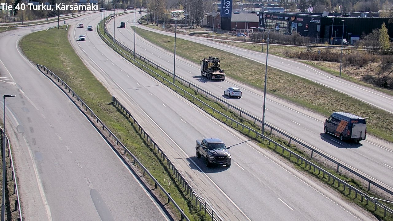 Weather Camera Image Road 40 Turku, Kärsämäki, Turku, Varsinais-Suomi