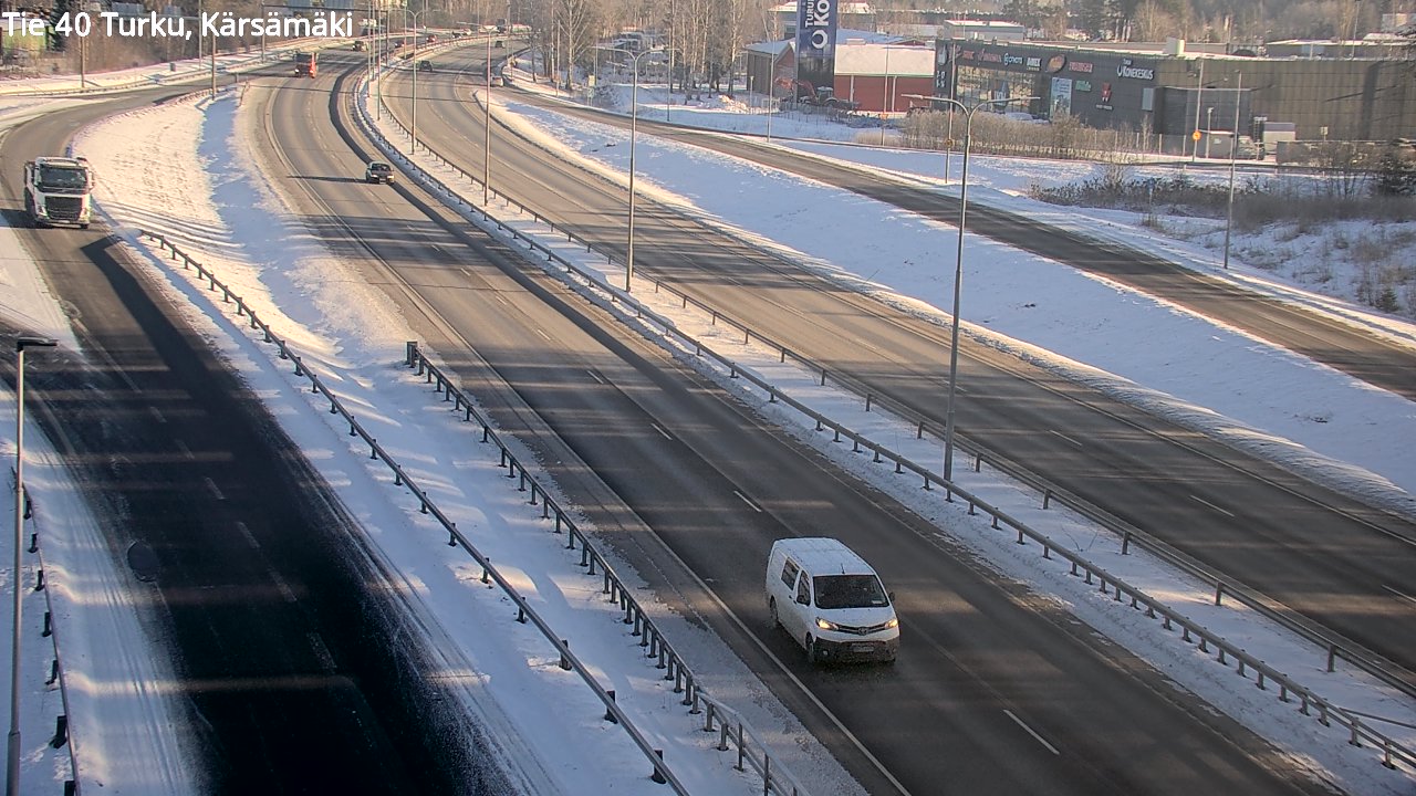 Weather Camera Image Road 40 Turku, Kärsämäki, Turku, Varsinais-Suomi
