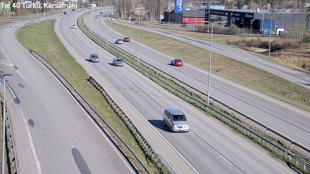 Weather Camera Image Road 40 Turku, Kärsämäki, Turku, Varsinais-Suomi