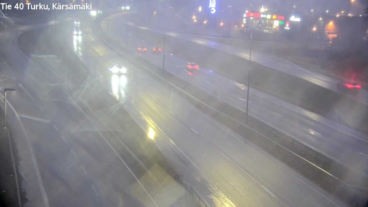 Weather Camera Image Väg 40 Åbo, Kärsämäki, Turku, Varsinais-Suomi