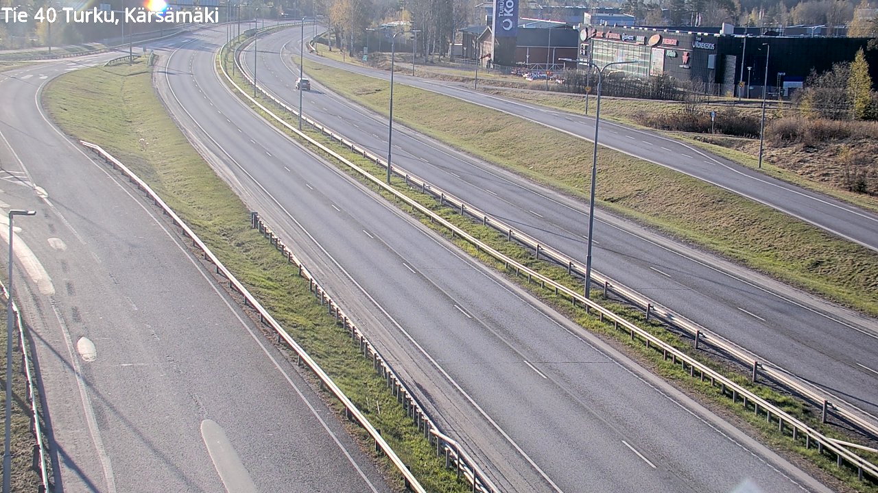 Weather Camera Image Road 40 Turku, Kärsämäki, Turku, Varsinais-Suomi