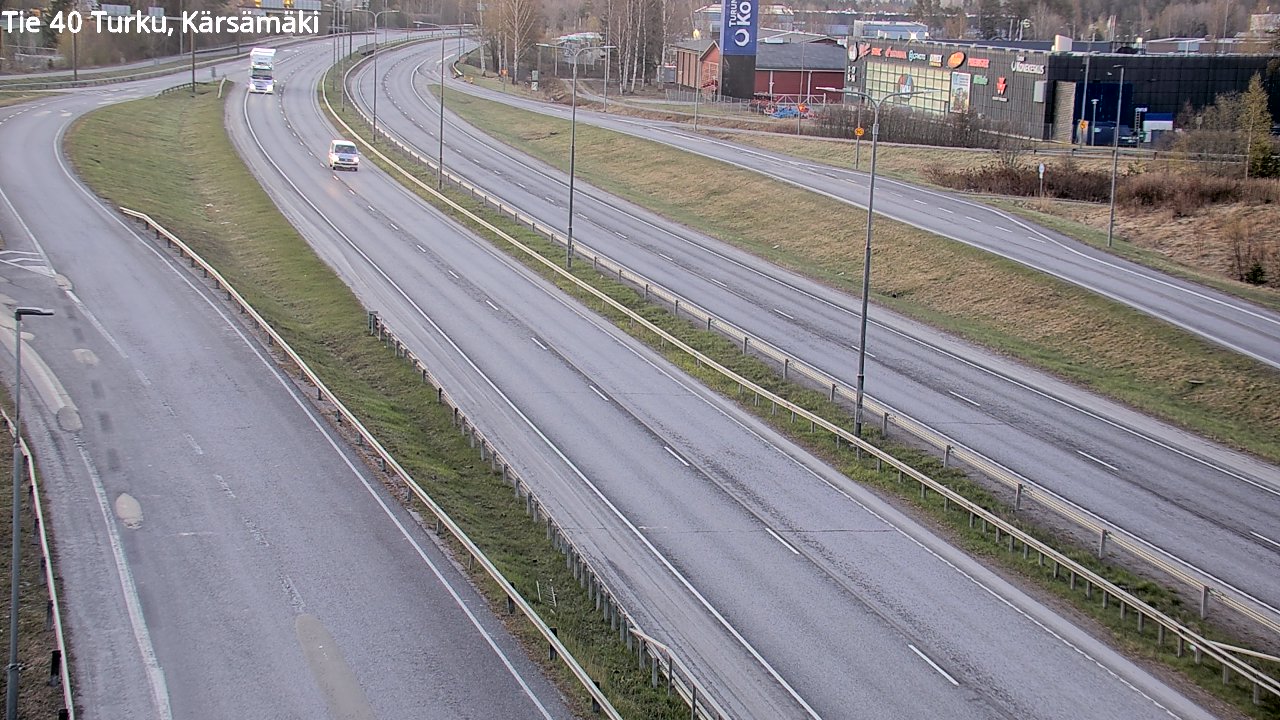 Weather Camera Image Road 40 Turku, Kärsämäki, Turku, Varsinais-Suomi