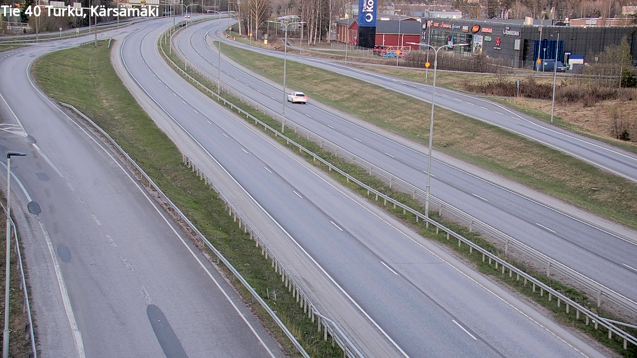 Weather Camera Image Road 40 Turku, Kärsämäki, Turku, Varsinais-Suomi