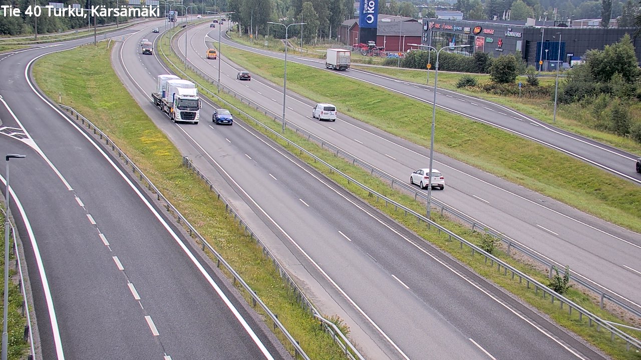 Weather Camera Image Road 40 Turku, Kärsämäki, Turku, Varsinais-Suomi