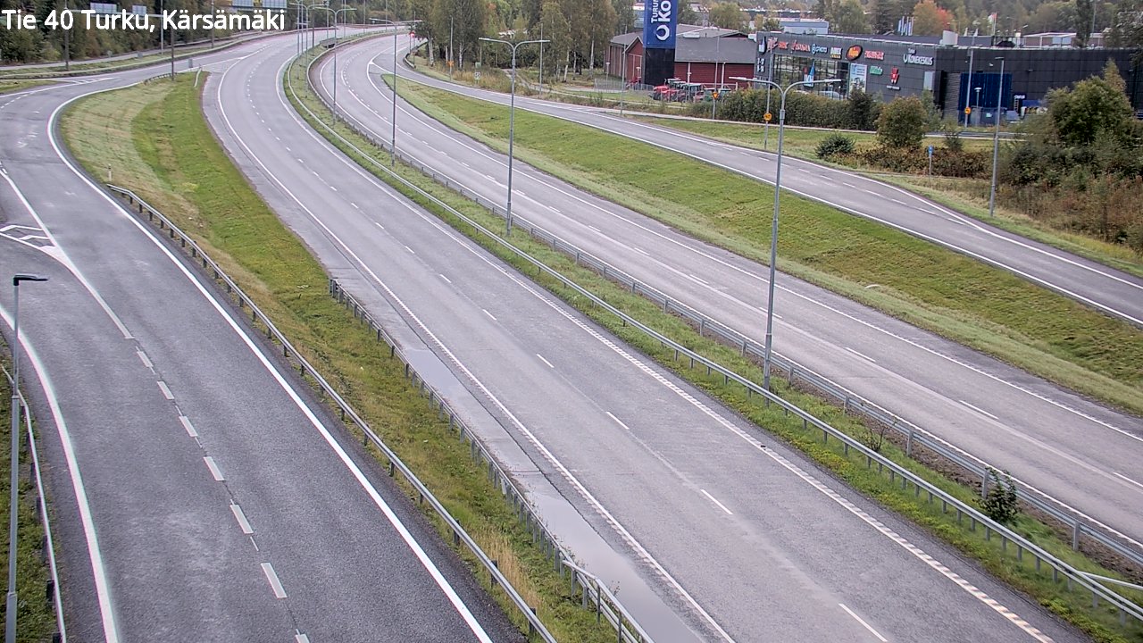 Weather Camera Image Väg 40 Åbo, Kärsämäki, Turku, Varsinais-Suomi