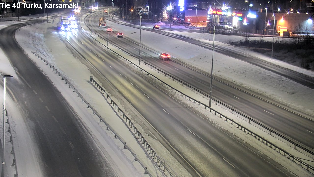 Weather Camera Image Road 40 Turku, Kärsämäki, Turku, Varsinais-Suomi