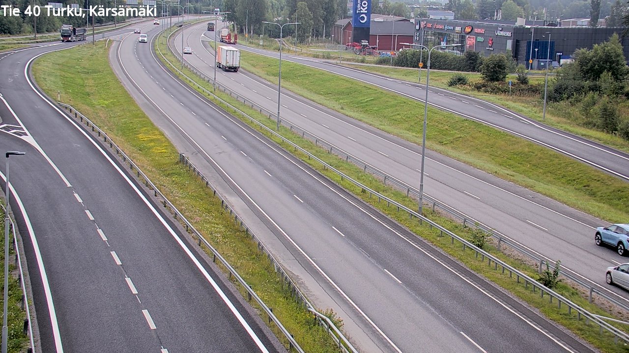 Weather Camera Image Road 40 Turku, Kärsämäki, Turku, Varsinais-Suomi
