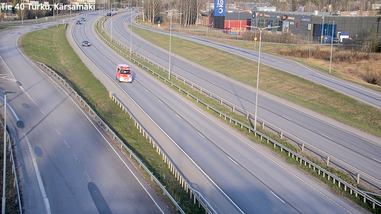 Weather Camera Image Road 40 Turku, Kärsämäki, Turku, Varsinais-Suomi