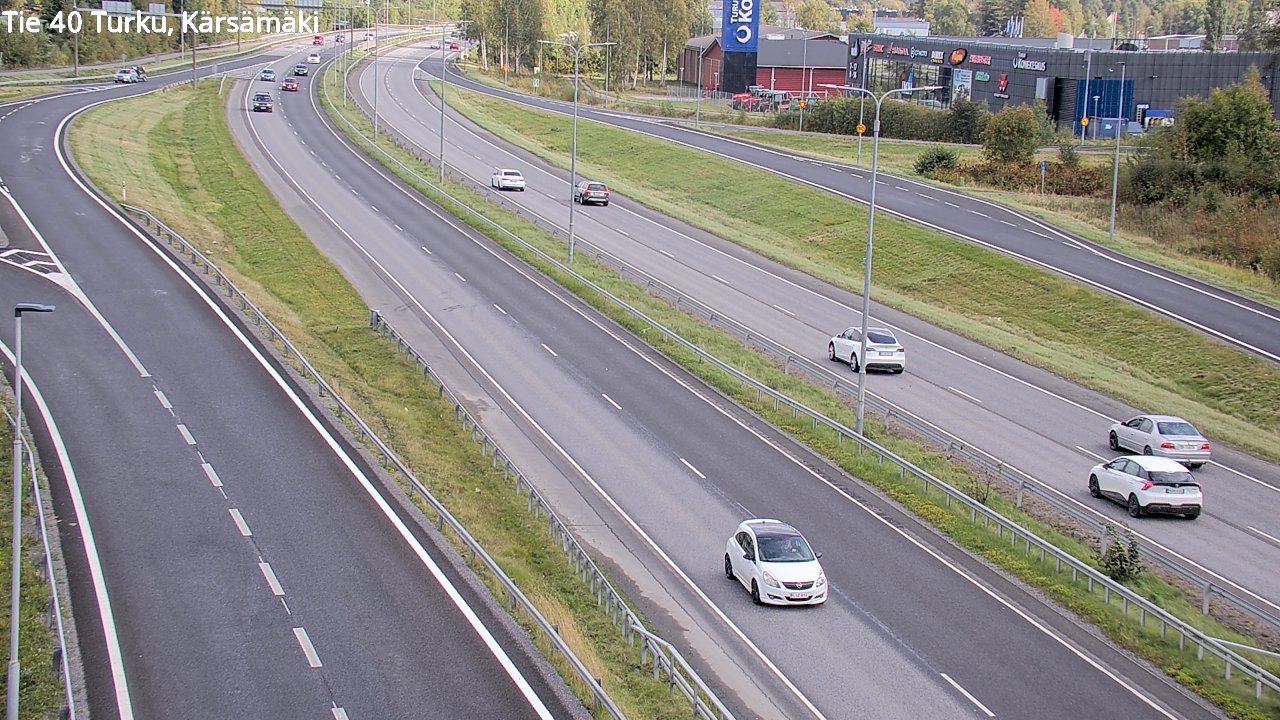 Weather Camera Image Road 40 Turku, Kärsämäki, Turku, Varsinais-Suomi