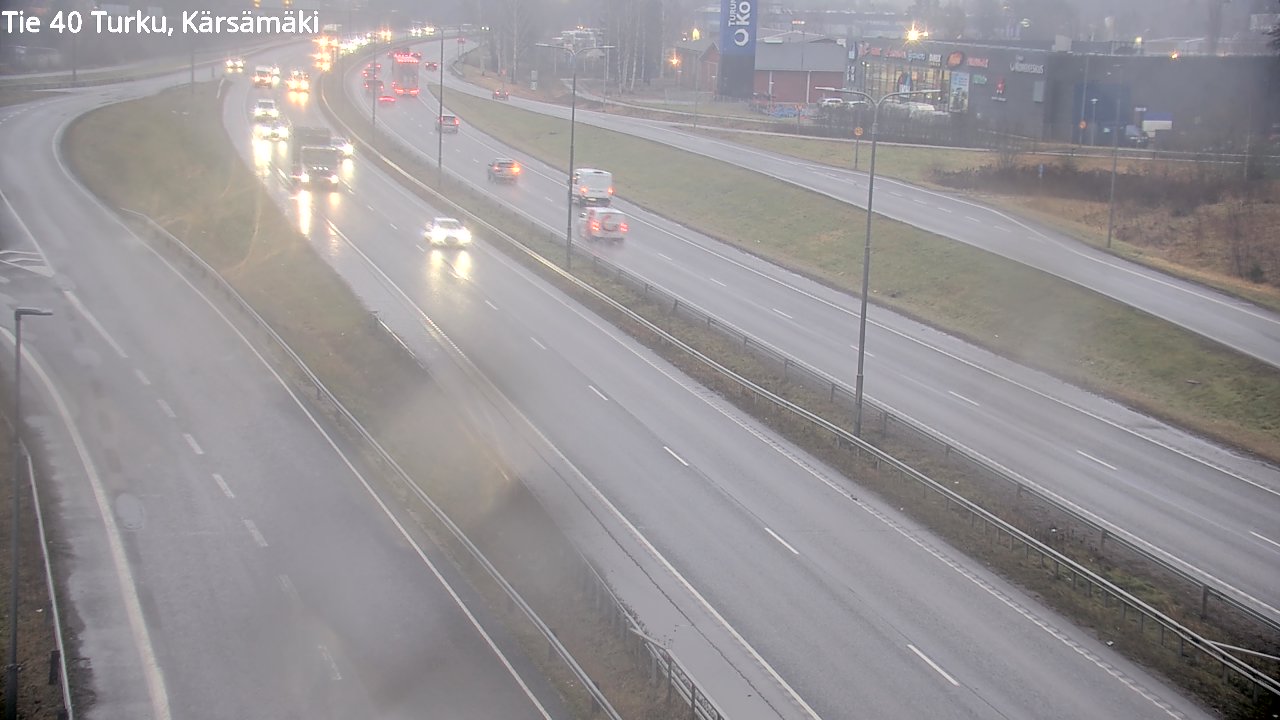 Weather Camera Image Väg 40 Åbo, Kärsämäki, Turku, Varsinais-Suomi