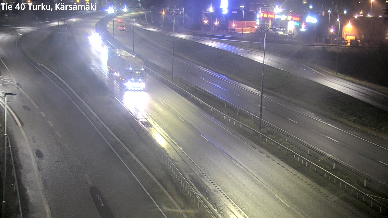 Weather Camera Image Väg 40 Åbo, Kärsämäki, Turku, Varsinais-Suomi