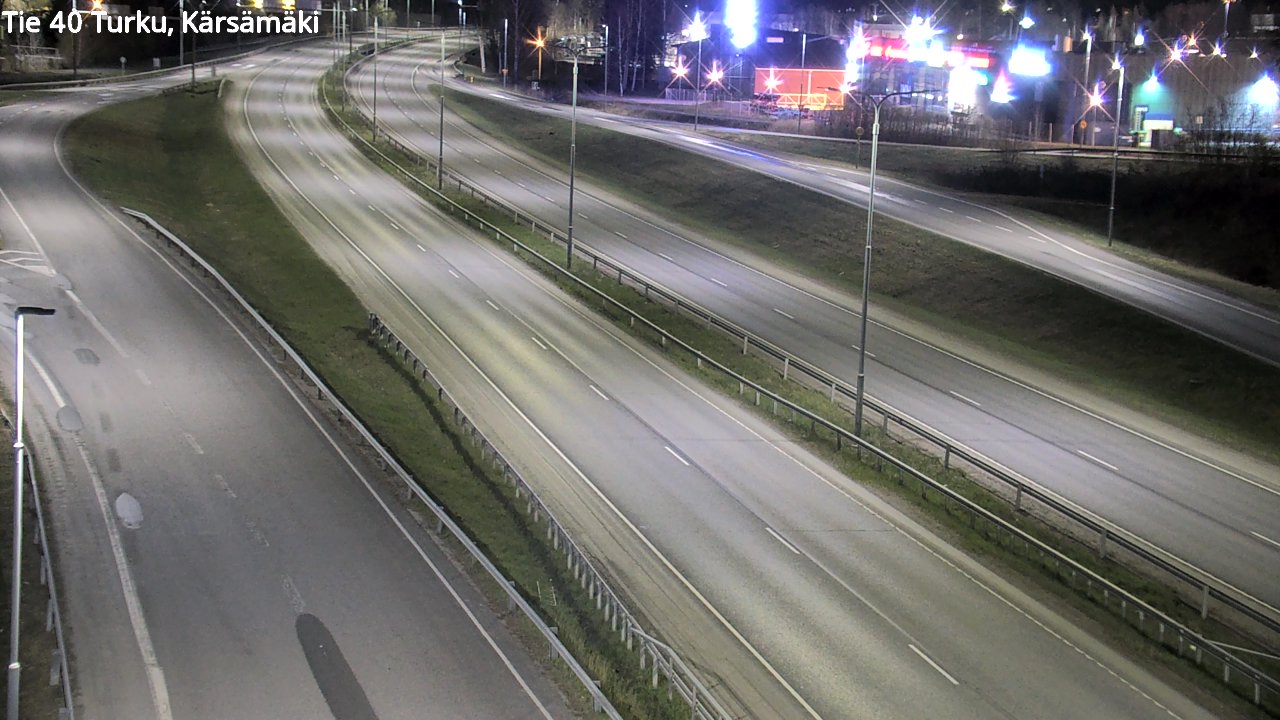 Weather Camera Image Road 40 Turku, Kärsämäki, Turku, Varsinais-Suomi