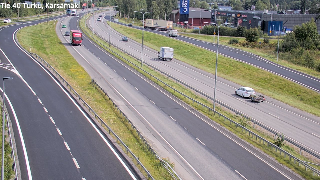 Weather Camera Image Road 40 Turku, Kärsämäki, Turku, Varsinais-Suomi