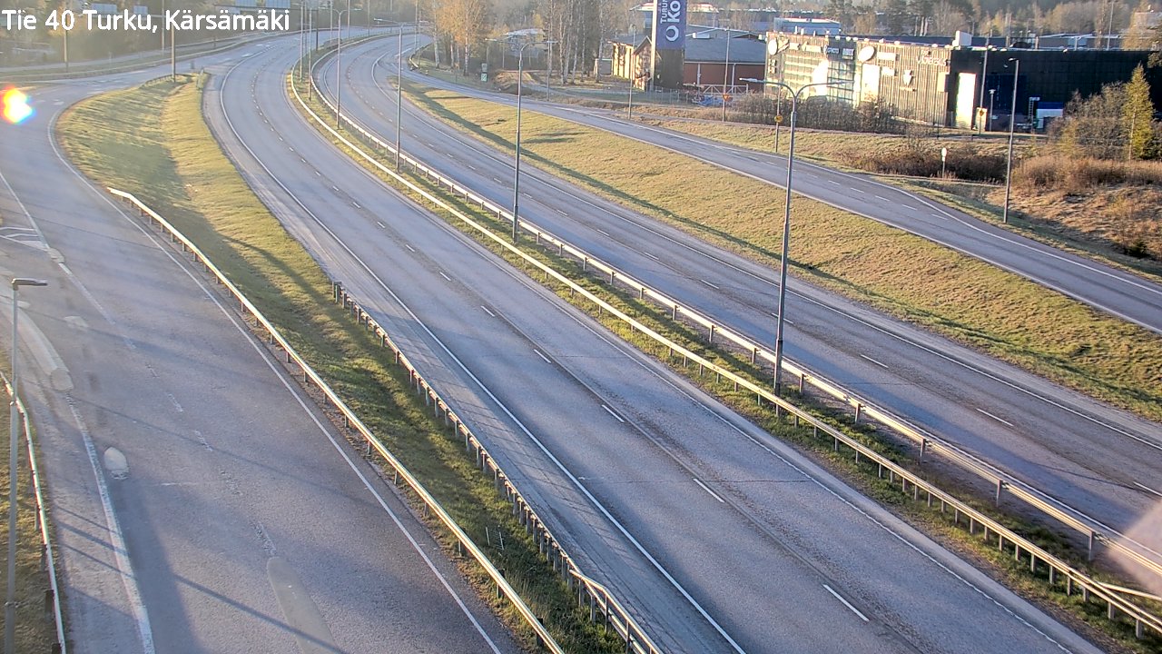 Weather Camera Image Road 40 Turku, Kärsämäki, Turku, Varsinais-Suomi