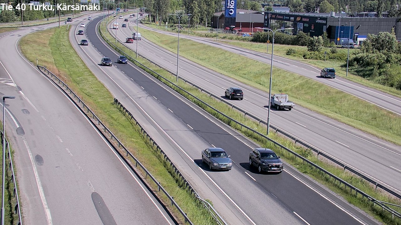 Weather Camera Image Väg 40 Åbo, Kärsämäki, Turku, Varsinais-Suomi