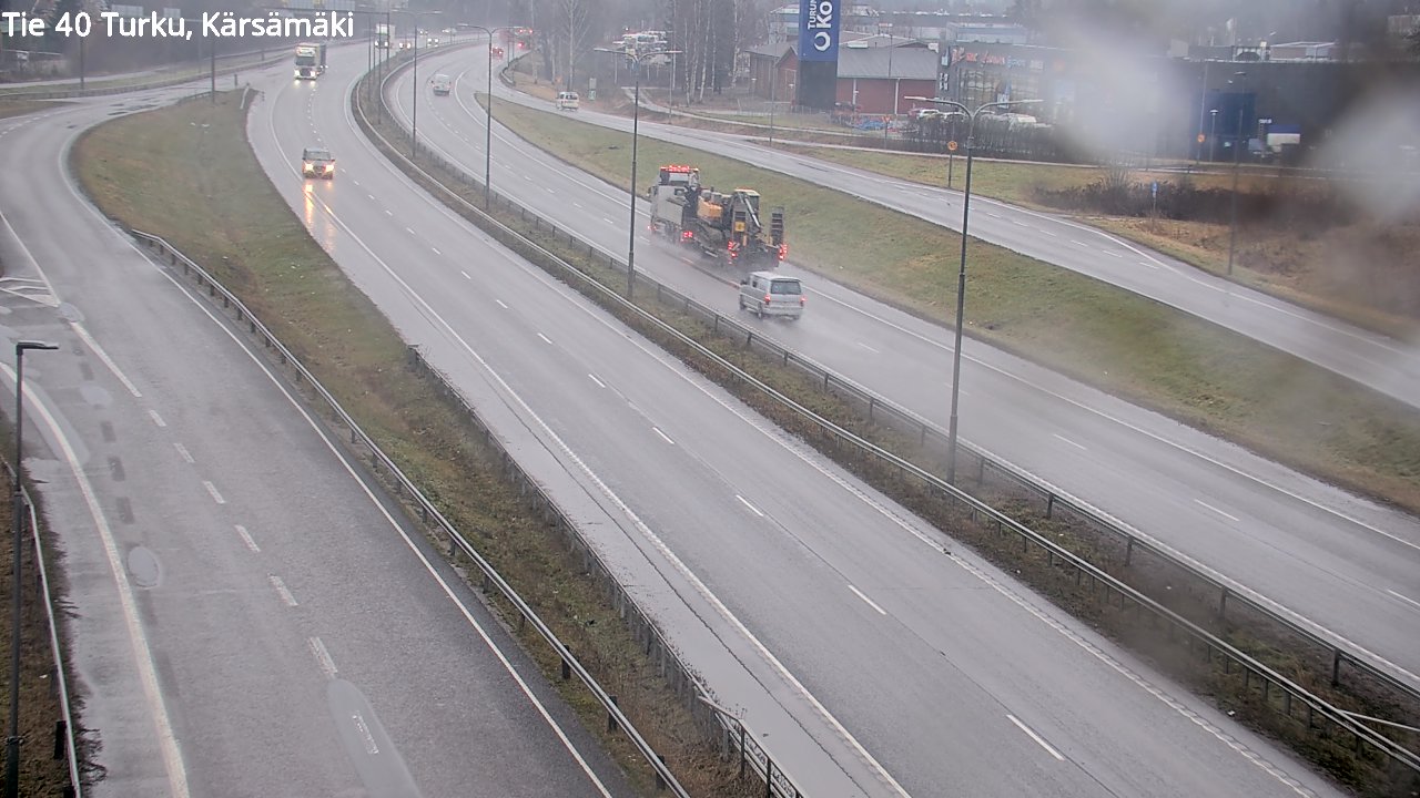 Weather Camera Image Väg 40 Åbo, Kärsämäki, Turku, Varsinais-Suomi