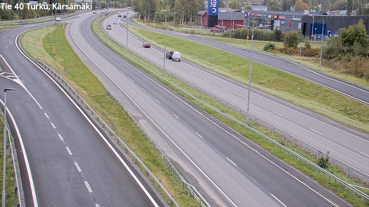 Weather Camera Image Road 40 Turku, Kärsämäki, Turku, Varsinais-Suomi