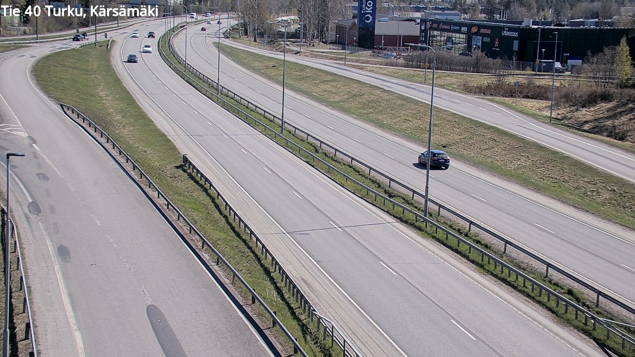 Weather Camera Image Road 40 Turku, Kärsämäki, Turku, Varsinais-Suomi