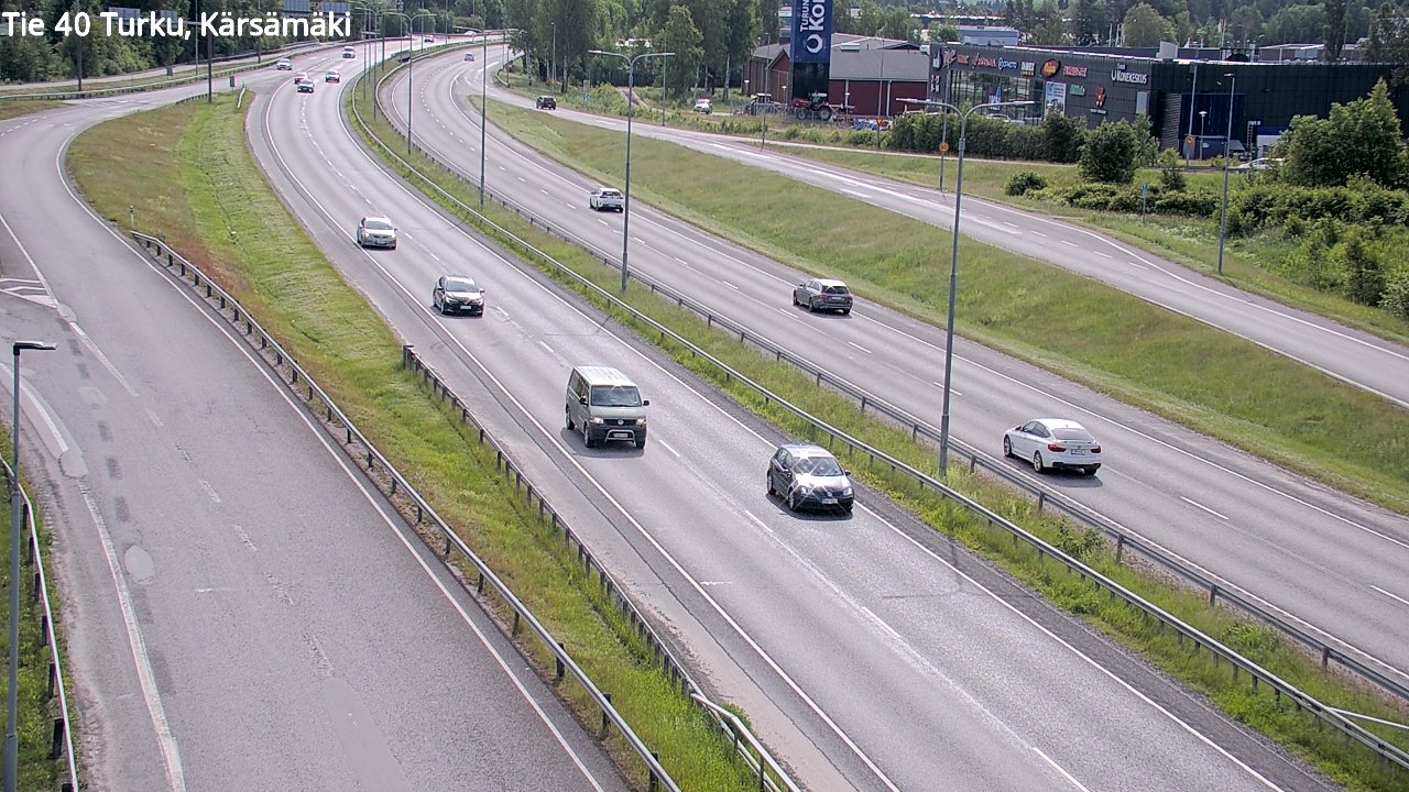 Weather Camera Image Väg 40 Åbo, Kärsämäki, Turku, Varsinais-Suomi