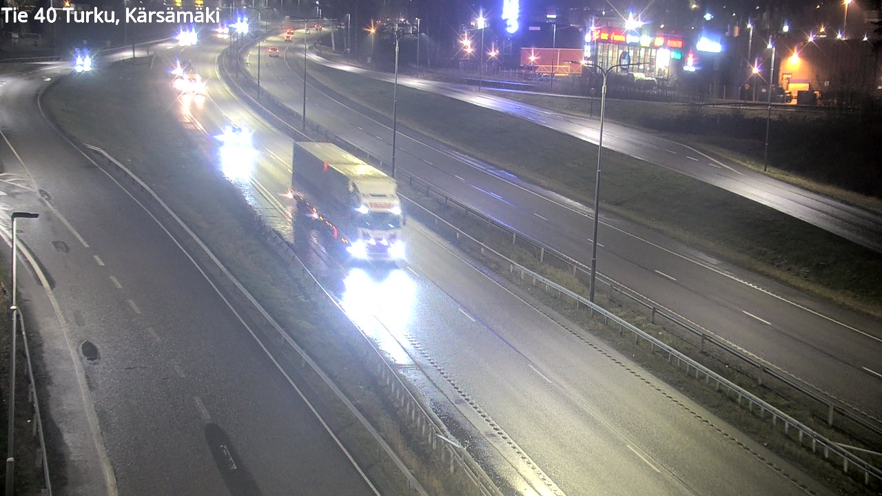 Weather Camera Image Väg 40 Åbo, Kärsämäki, Turku, Varsinais-Suomi