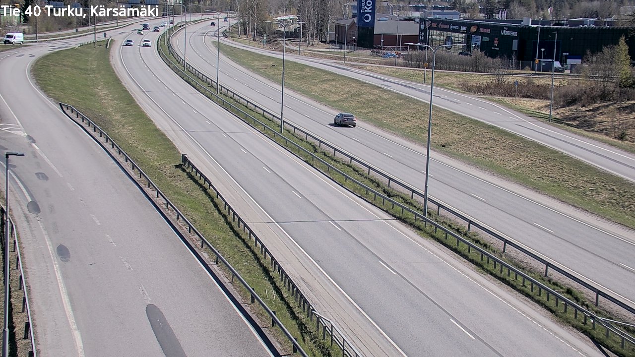 Weather Camera Image Road 40 Turku, Kärsämäki, Turku, Varsinais-Suomi