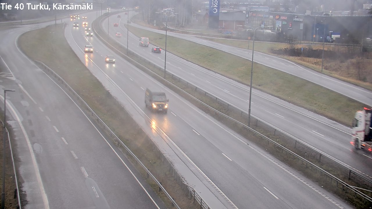 Weather Camera Image Väg 40 Åbo, Kärsämäki, Turku, Varsinais-Suomi
