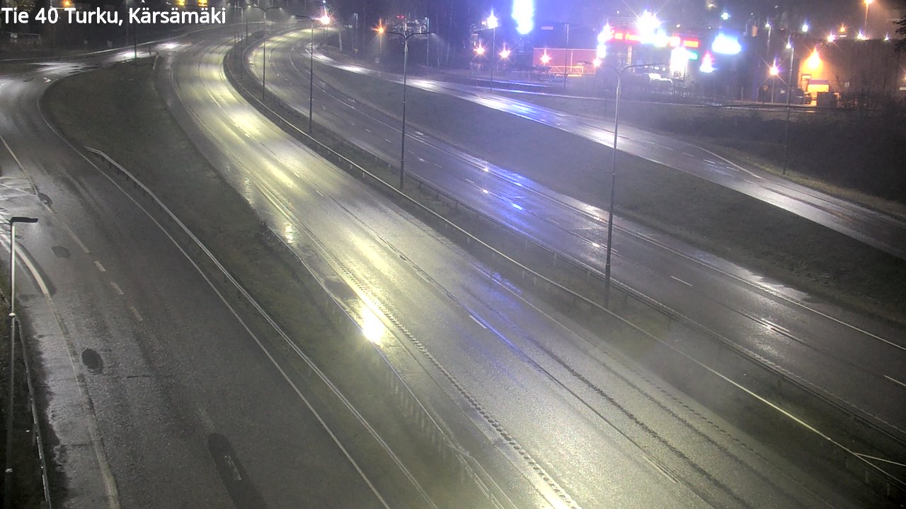 Weather Camera Image Väg 40 Åbo, Kärsämäki, Turku, Varsinais-Suomi