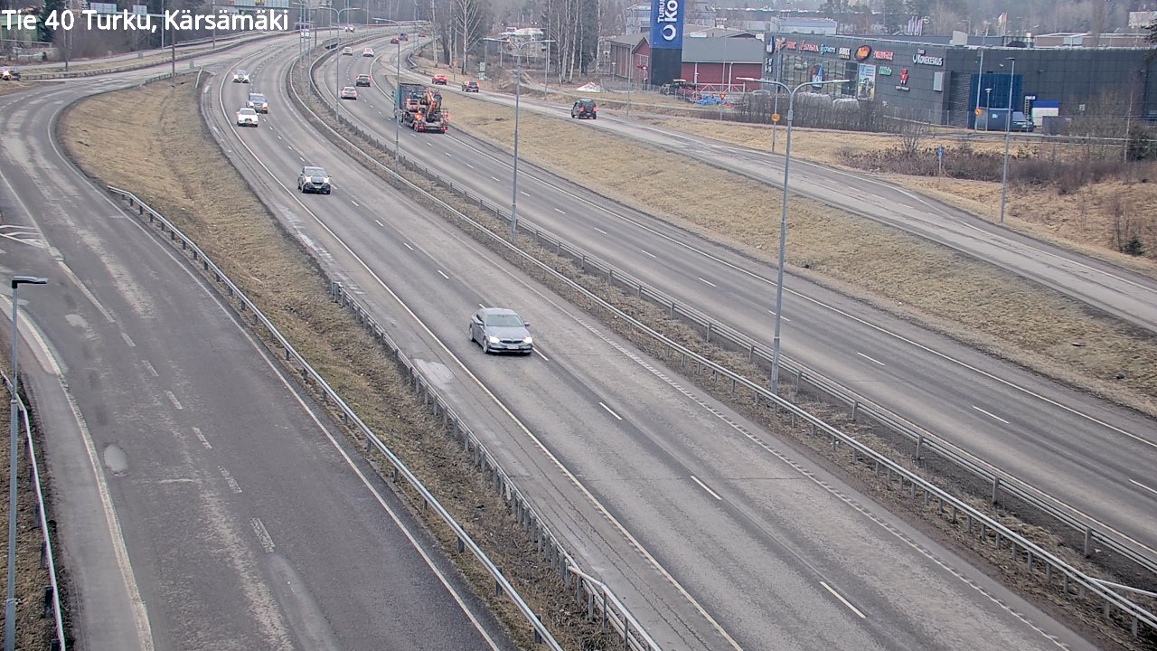 Weather Camera Image Road 40 Turku, Kärsämäki, Turku, Varsinais-Suomi