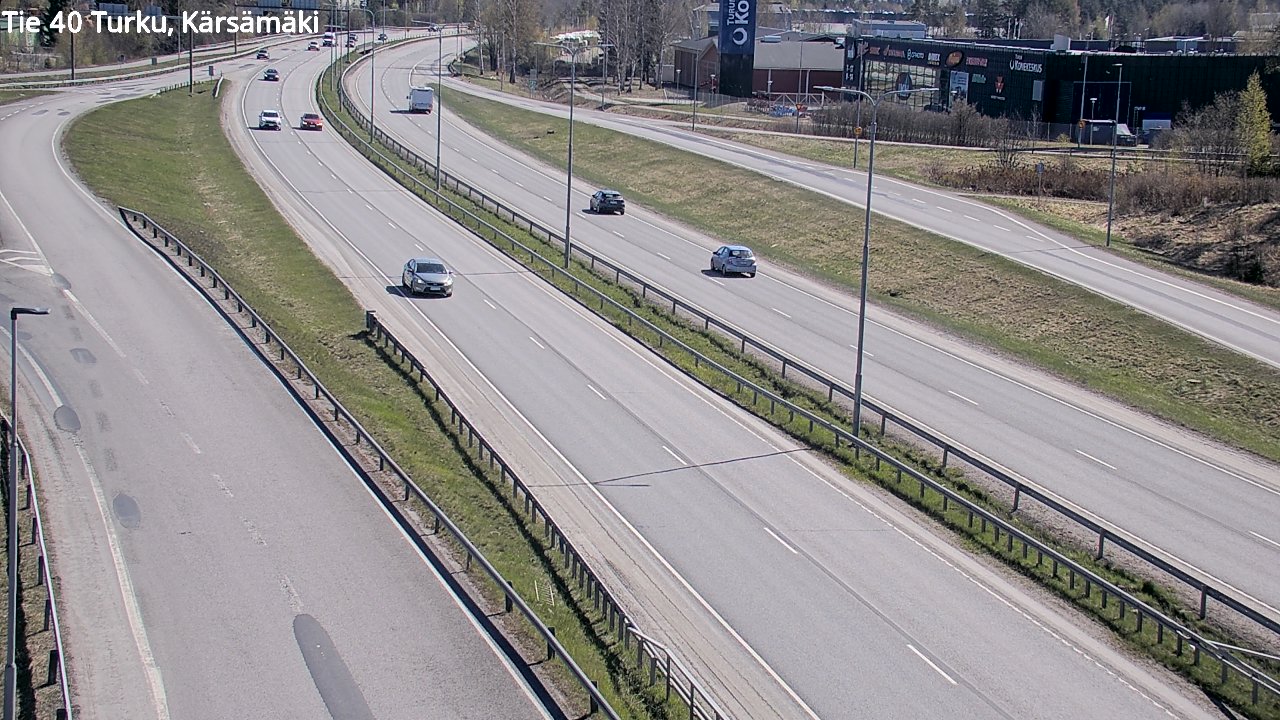 Weather Camera Image Road 40 Turku, Kärsämäki, Turku, Varsinais-Suomi