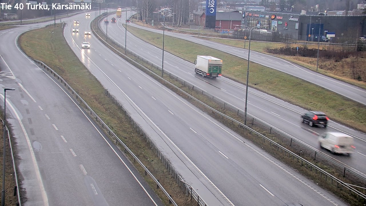 Weather Camera Image Väg 40 Åbo, Kärsämäki, Turku, Varsinais-Suomi
