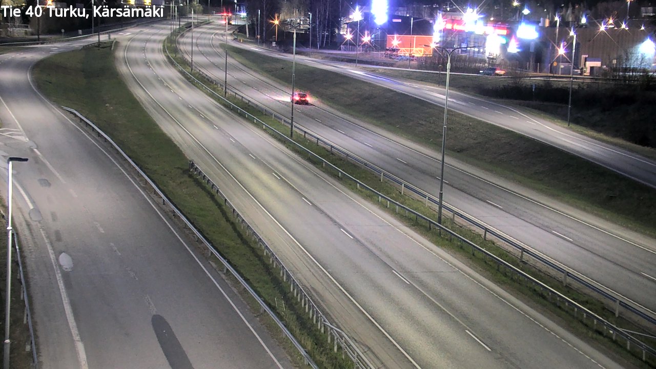 Weather Camera Image Road 40 Turku, Kärsämäki, Turku, Varsinais-Suomi