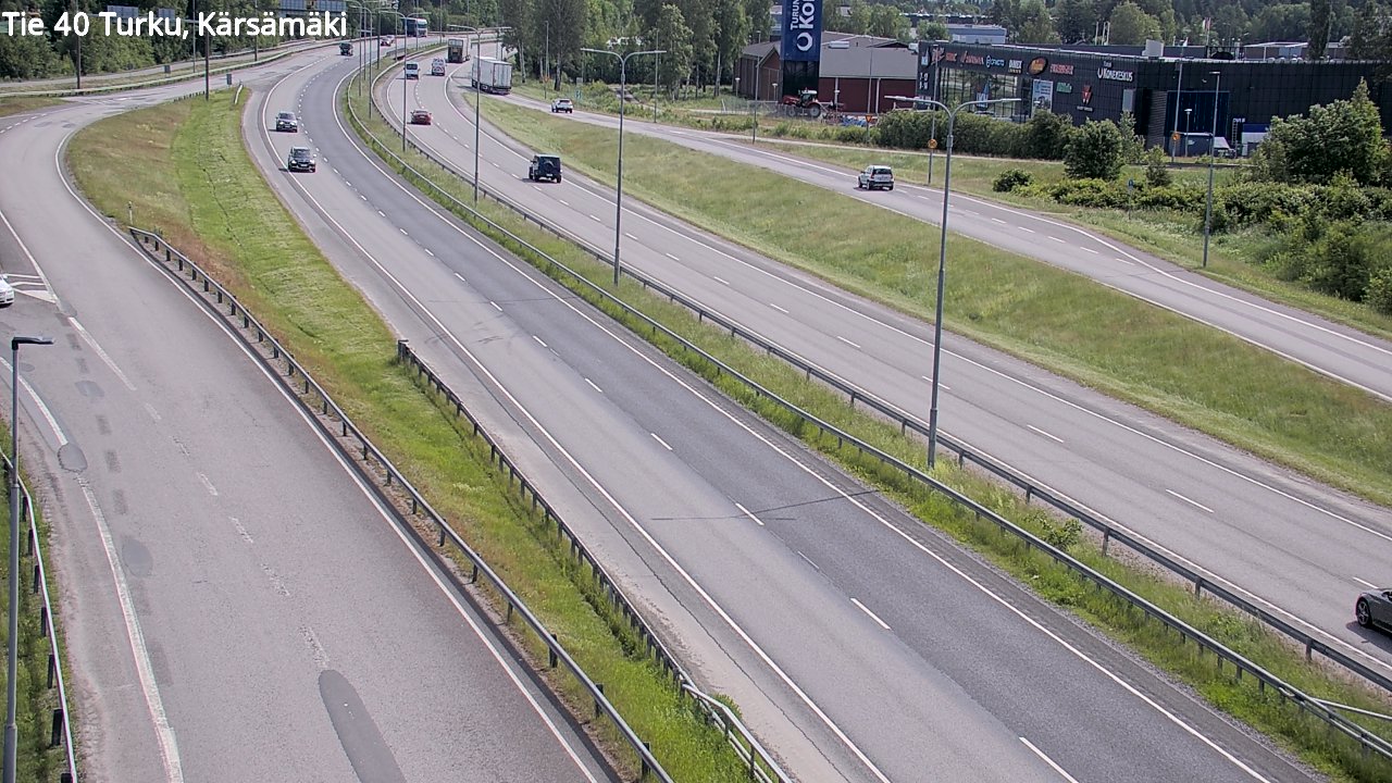 Weather Camera Image Väg 40 Åbo, Kärsämäki, Turku, Varsinais-Suomi